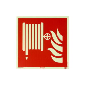 Pictogram brandslanghaspel fotolum. 15x15 cm